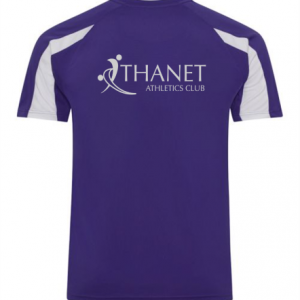 Alternative view of THANET ATHLETICS ADULT CONTRAST T-SHIRT