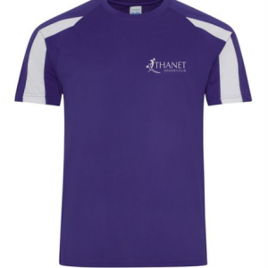 THANET ATHLETICS ADULT CONTRAST T-SHIRT